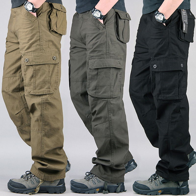 Wedding Job - 戦術的なカーゴパンツ男性綿オーバーオール屋外作業ズボンビッグサイズ Hombre 服迷彩ハイキングパンツ