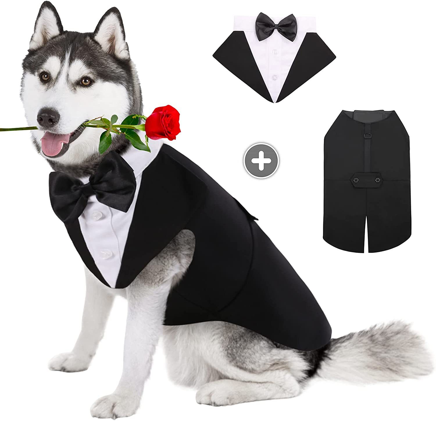 Suit Supply Wedding Party - ペットの変装,蝶ネクタイ付きのフォーマルなパーティーウェア,結婚式の服,小さいサイズのハロウィーンの服