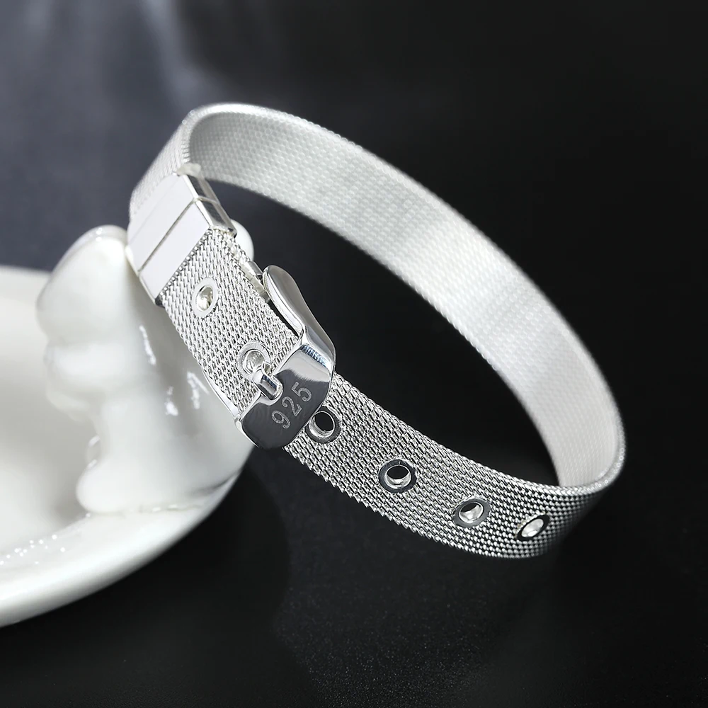 女性のための925スターリングシルバーの時計バンド,上質で高 - Wedding Job のレビューと価格