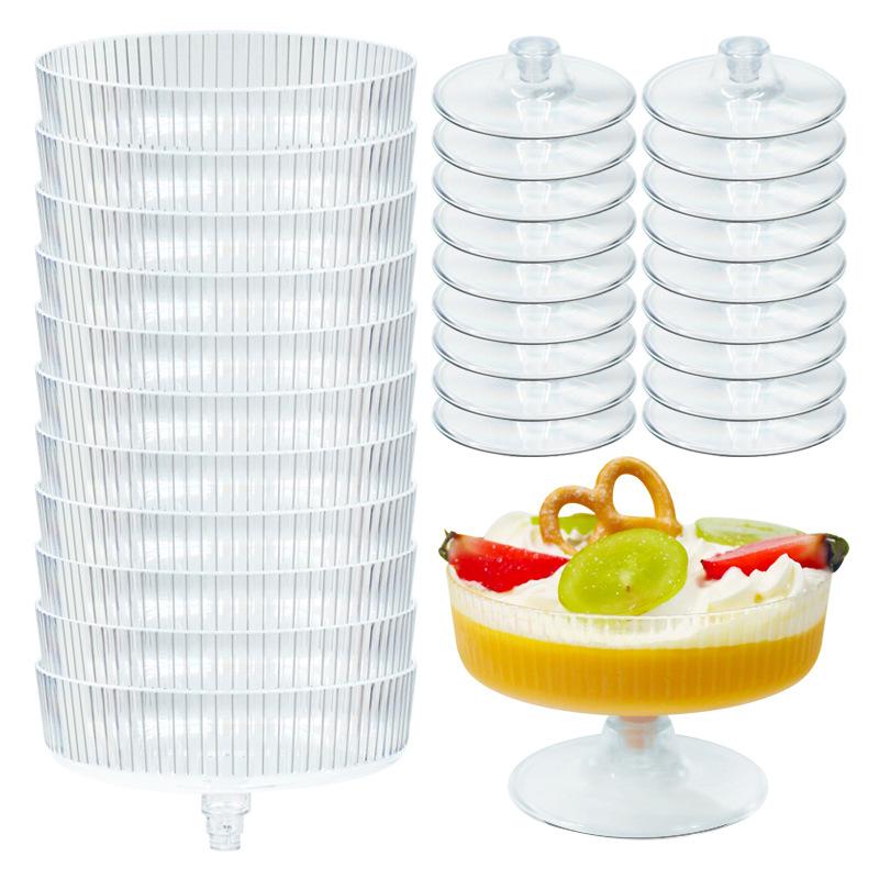 ** 10個入りプラスチックマティーニグラス使い捨て透明シャ - Champagne Tower Set のレビューと価格