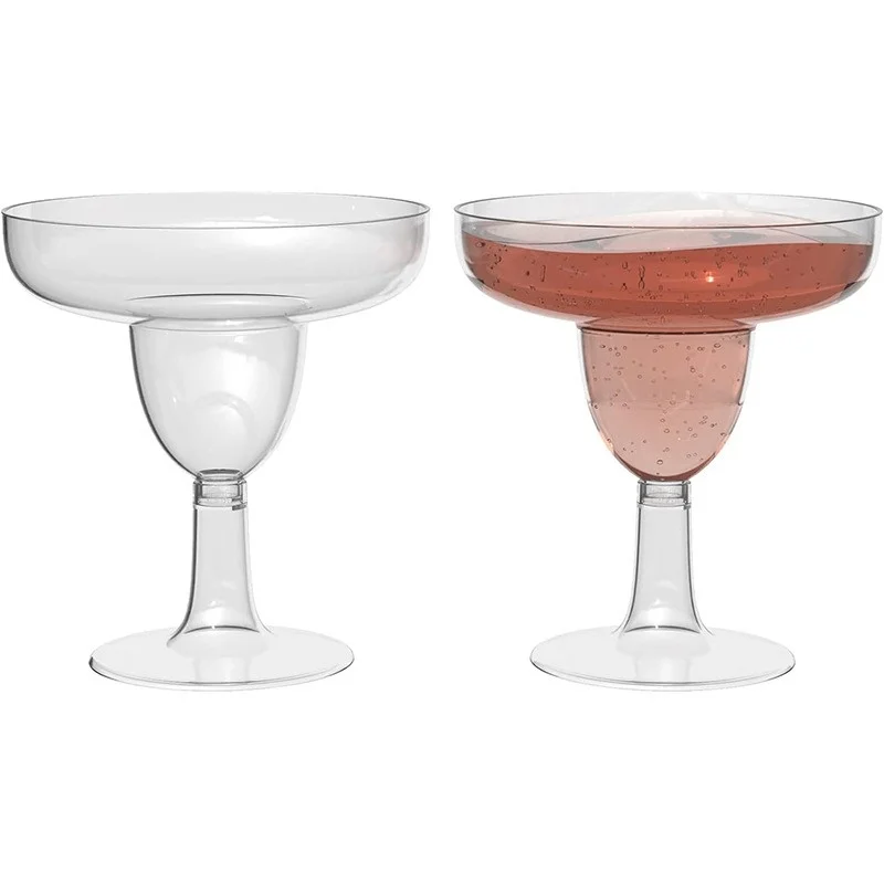 20 個 5 オンス プラスチック 使い捨て カクテル トー - Champagne Tower Set のレビューと価格