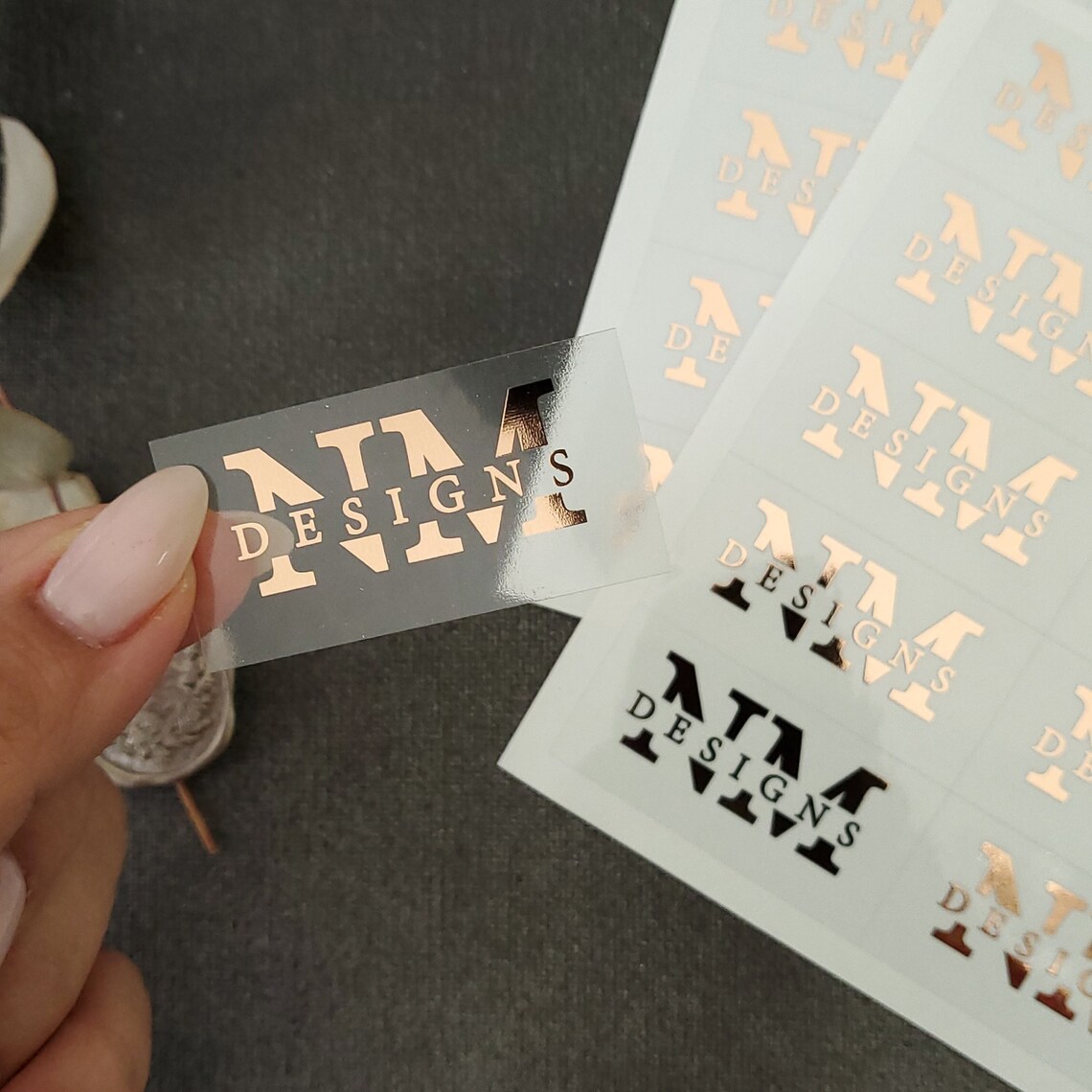 透明な植物柄のウェディングステッカー、パーソナライズされた箔 - Wedding Envelopes のレビューと価格