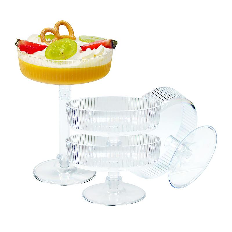 10 個結婚式のパーティー用プラスチックマティーニグラス使い - Champagne Tower Set のレビューと価格