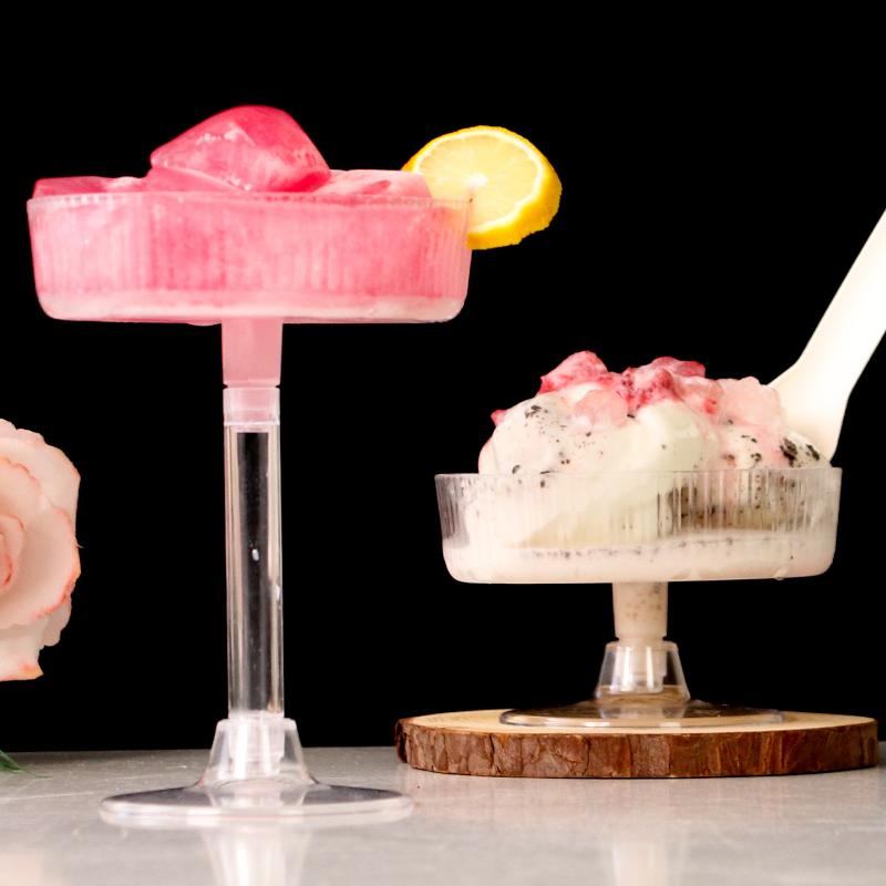 10個入り使い捨てプラスチック製マティーニグラス 透明パーテ - Champagne Tower Set のレビューと価格