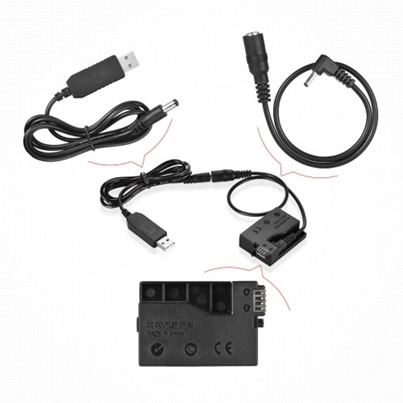 DR-E8 DCバッテリー,電源バンク,アダプター,ケーブル - Wedding Power Supply のレビューと価格
