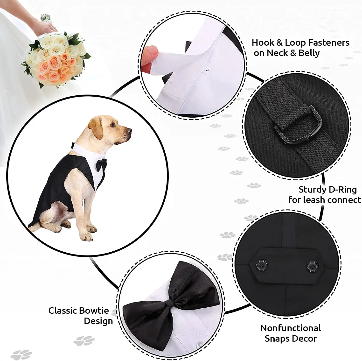 ペット犬服ファッションパーティーショーフォーマルスーツネクタ - Suit Supply Wedding Party のレビューと価格